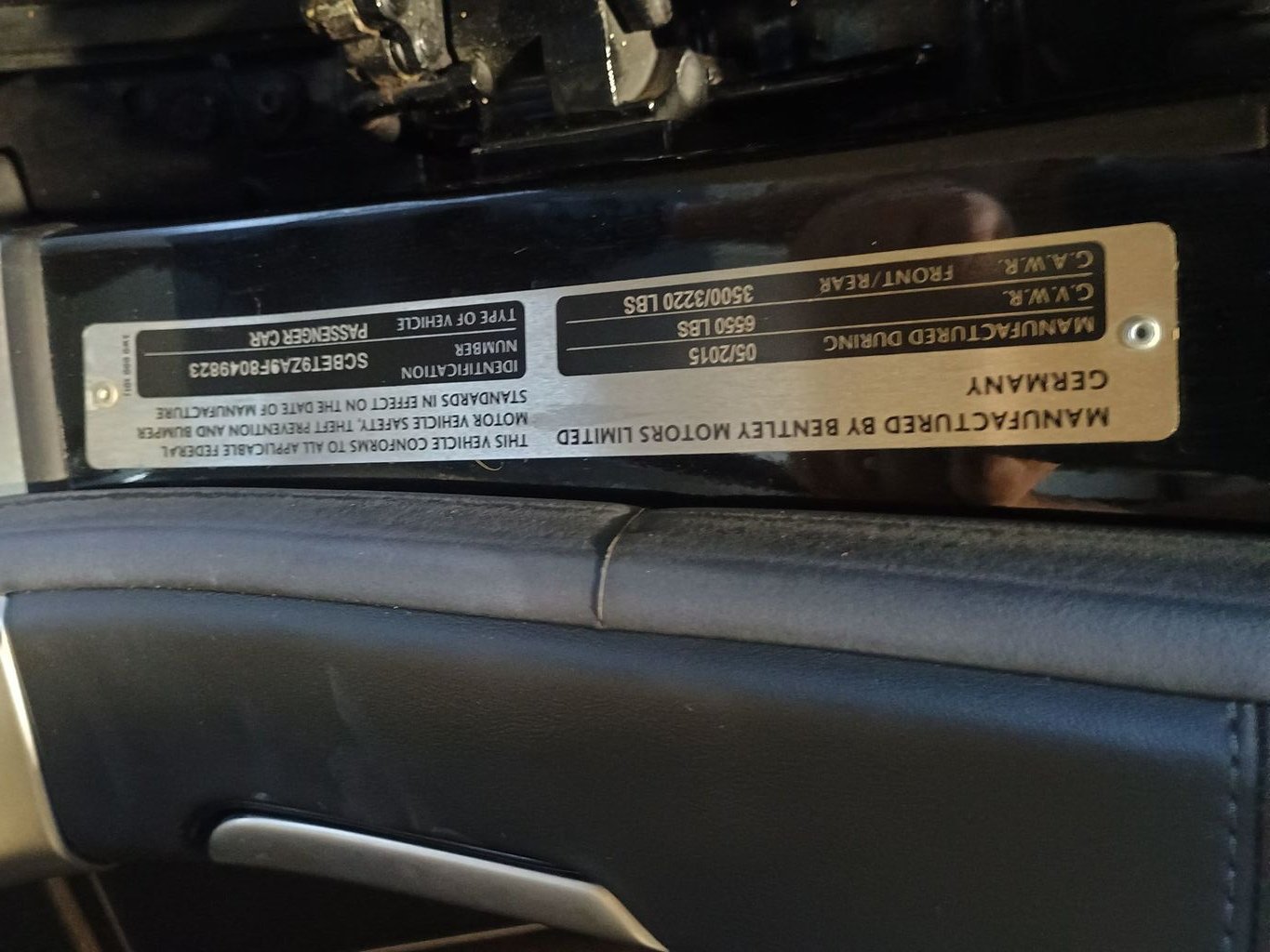 2015 Bentley Flying Spur 4dr Sedan V8 Clean Carfax Florida Car - 22935856 - 55