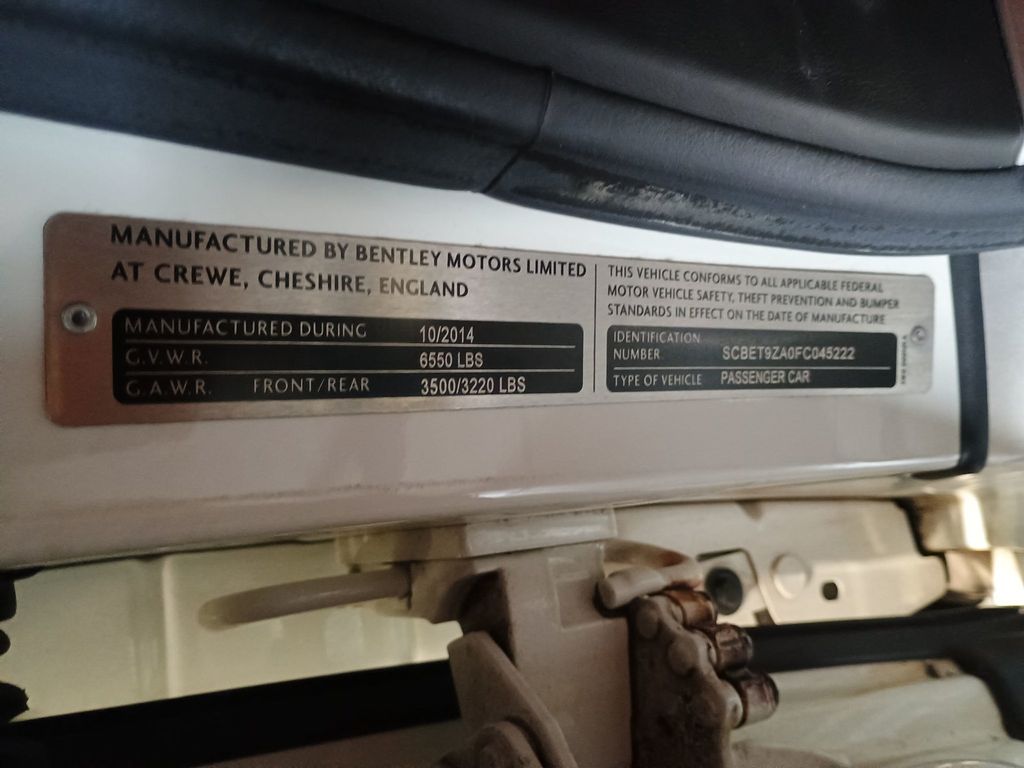 2015 Bentley Flying Spur 4dr Sedan V8 Florida Car - 22929954 - 17