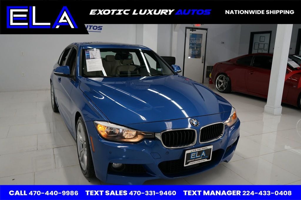 2015 BMW 3 Series ESTORIL BLUE! SULEV ENGINE! M SPORT! NAVIGATION HEADS UP DISPLAY - 22466448 - 16
