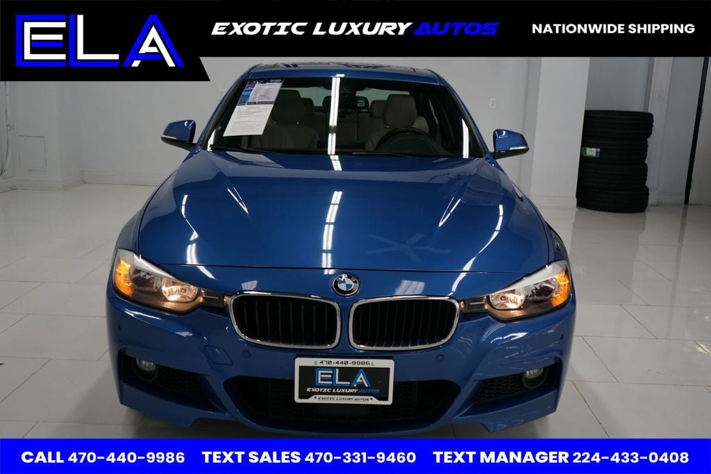 2015 BMW 3 Series ESTORIL BLUE! SULEV ENGINE! M SPORT! NAVIGATION HEADS UP DISPLAY - 22466448 - 17