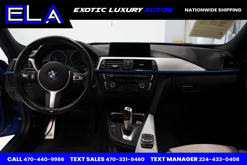 2015 BMW 3 Series ESTORIL BLUE! SULEV ENGINE! M SPORT! NAVIGATION HEADS UP DISPLAY - 22466448 - 30