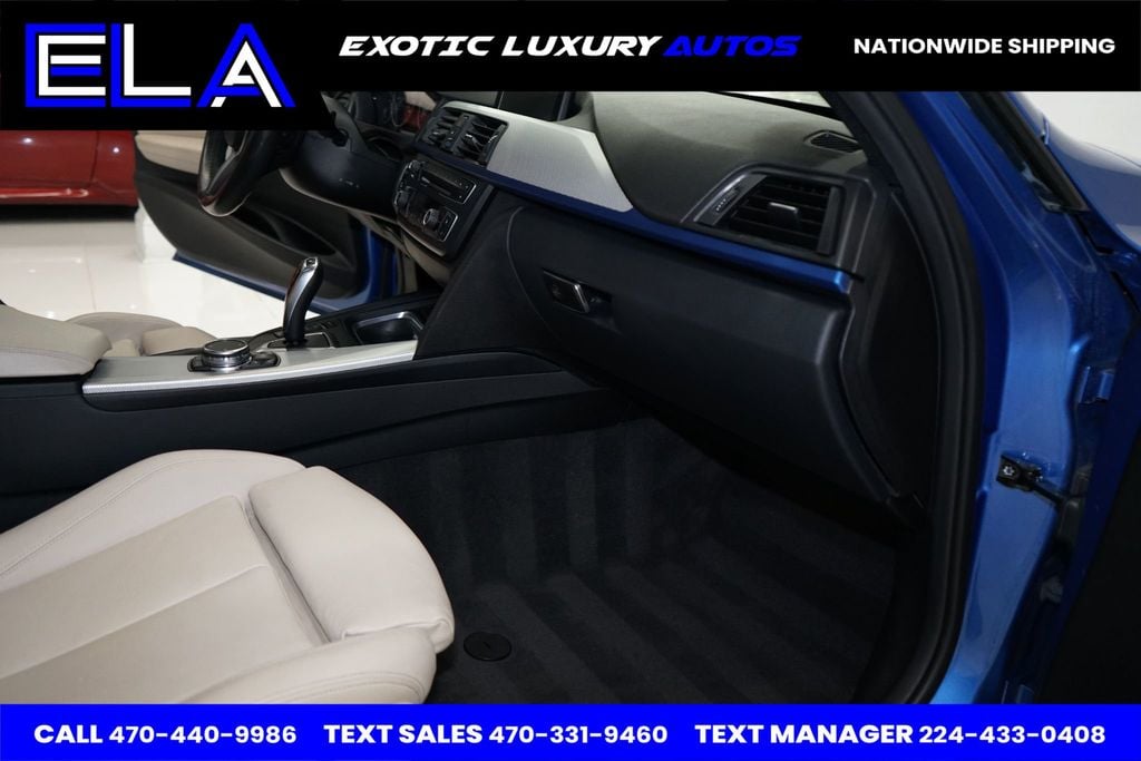2015 BMW 3 Series ESTORIL BLUE! SULEV ENGINE! M SPORT! NAVIGATION HEADS UP DISPLAY - 22466448 - 36