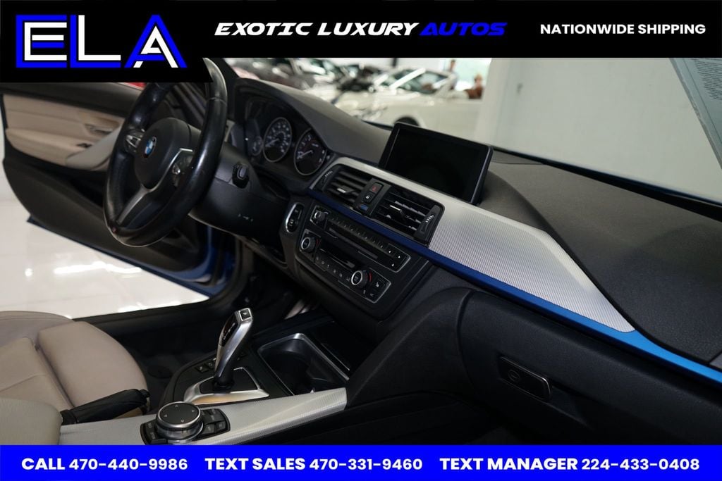 2015 BMW 3 Series ESTORIL BLUE! SULEV ENGINE! M SPORT! NAVIGATION HEADS UP DISPLAY - 22466448 - 37