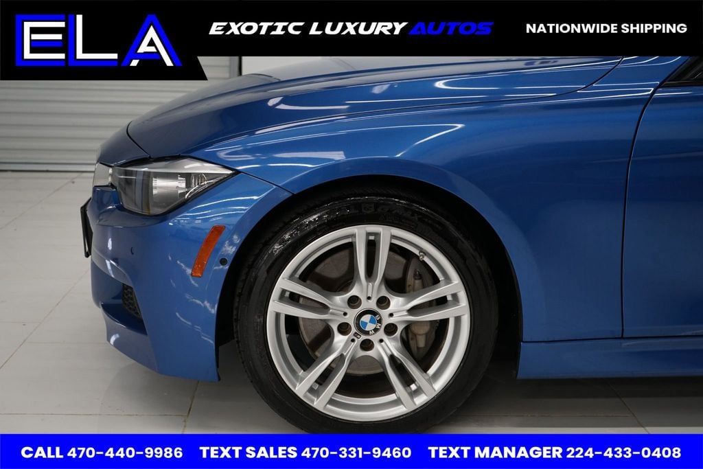 2015 BMW 3 Series ESTORIL BLUE! SULEV ENGINE! M SPORT! NAVIGATION HEADS UP DISPLAY - 22466448 - 4