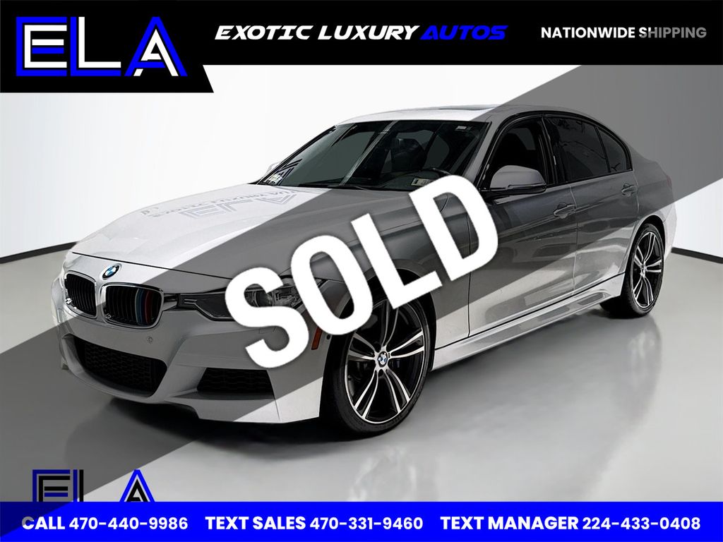 2015 BMW 3 Series HEADS UP DISPLAY! LANE ASSIST! M PACK! 3D CAMERA LOADED UP CLEAN - 22895530 - 0