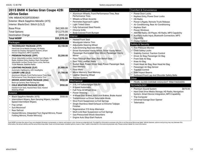 2015 BMW 4 Series 428i xDrive Gran Coupe 4dr - 22620774 - 21