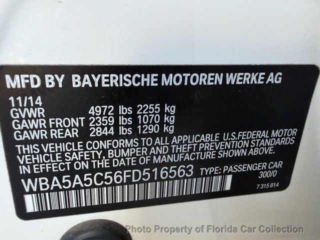 2015 BMW 5 Series 528i Sport Line RWD Sedan - 23019158 - 91