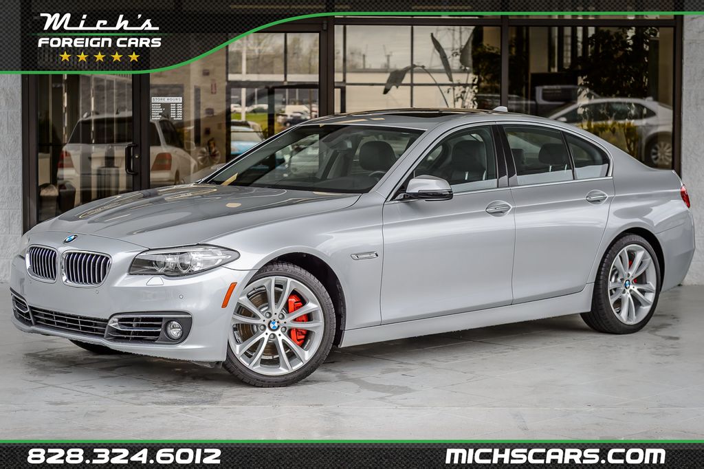 2015 BMW 5 Series 535i - SILVER ON BLACK - NAV - BACKUP CAM - BLUETOOTH - 22994322 | Video 1