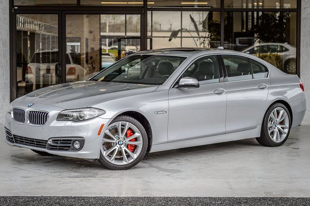 2015 BMW 5 Series 535i - SILVER ON BLACK - NAV - BACKUP CAM - BLUETOOTH - 22994322 - 1