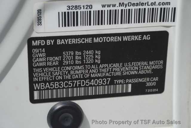 2015 BMW 5 Series 535i xDrive M SPORT PKG HUD NAVIGATION REAR CAMERA HEATED SEATS  - 23027066 - 44