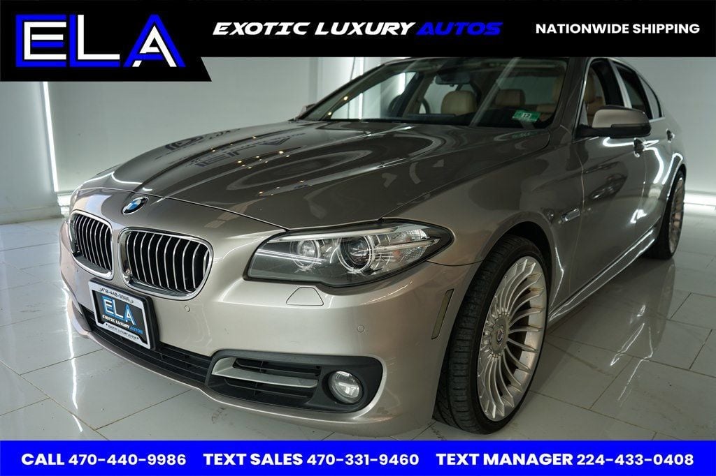 2015 BMW 5 Series ALPINA WHEELS! UPGRADED SCREEN INSIDE! 12 INCH DISPLAY! REAR CAM - 22770503 - 1