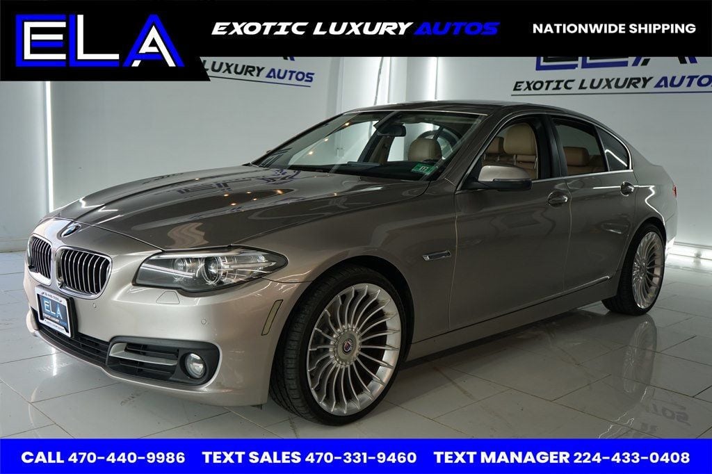 2015 BMW 5 Series ALPINA WHEELS! UPGRADED SCREEN INSIDE! 12 INCH DISPLAY! REAR CAM - 22770503 - 2