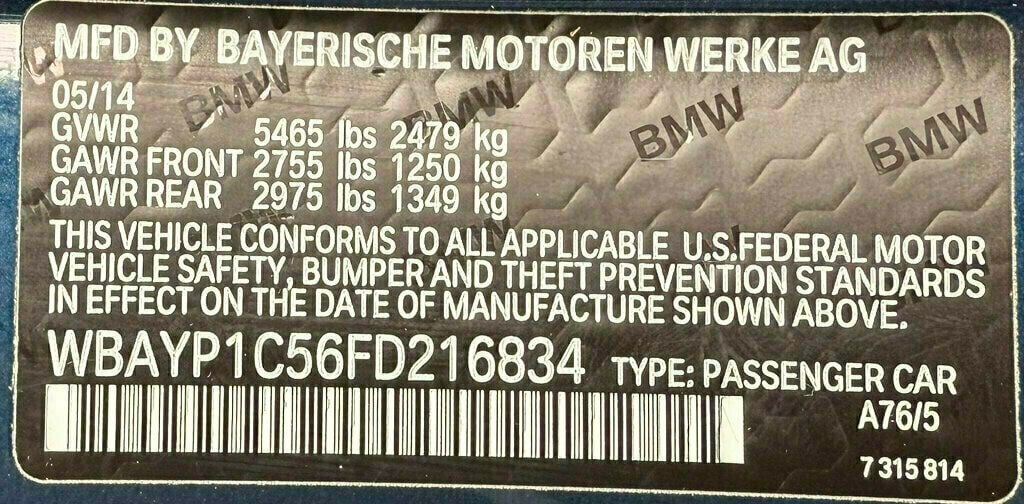 2015 BMW 6 Series 650i xDrive - 22640096 - 56