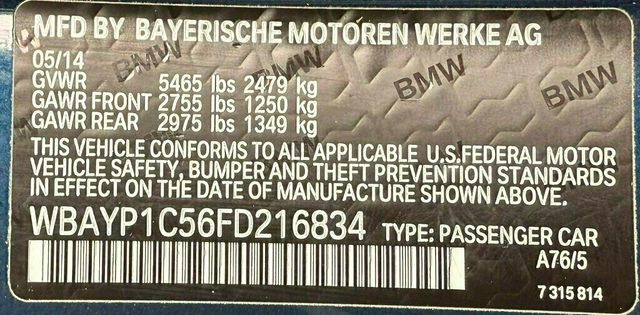 2015 BMW 6 Series 650i xDrive - 22640096 - 56