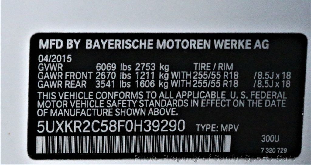 2015 BMW X5 sDrive35i - 23099632 - 47