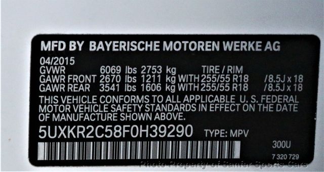 2015 BMW X5 sDrive35i - 23099632 - 47