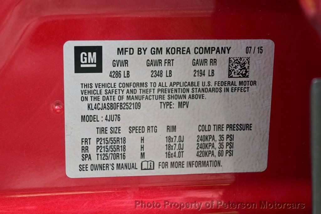 2015 Buick Encore FWD 4dr - 22994793 - 42