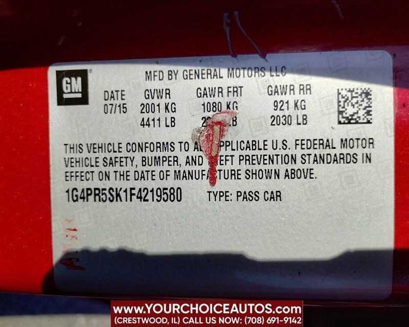 2015 Buick Verano 4dr Sedan Convenience Group - 22919551 - 38