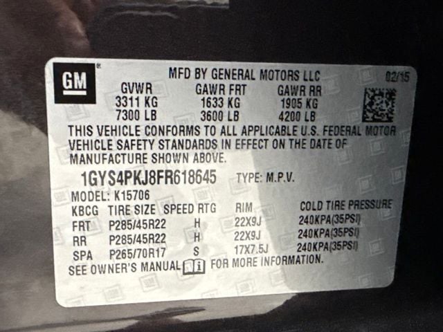 2015 Cadillac Escalade 4WD 4dr Platinum - 23057950 - 36