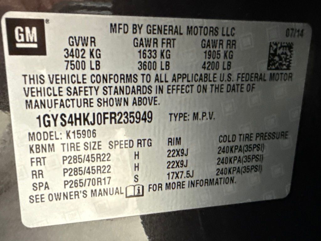 2015 Cadillac Escalade ESV 4WD 4dr Luxury - 23048611 - 37