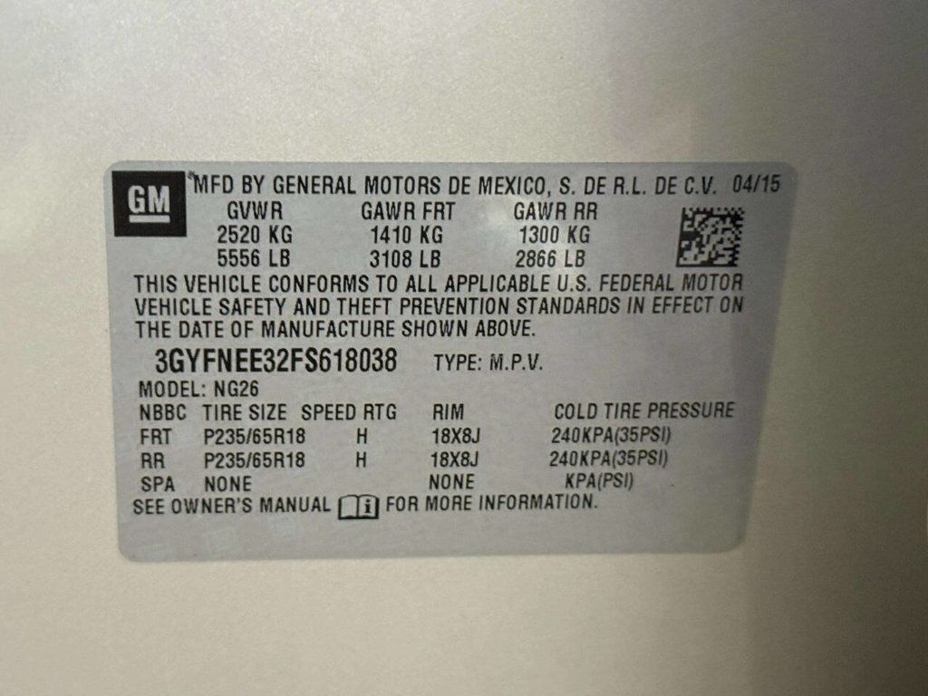 2015 Cadillac SRX AWD 4dr Luxury Collection - 22929899 - 24