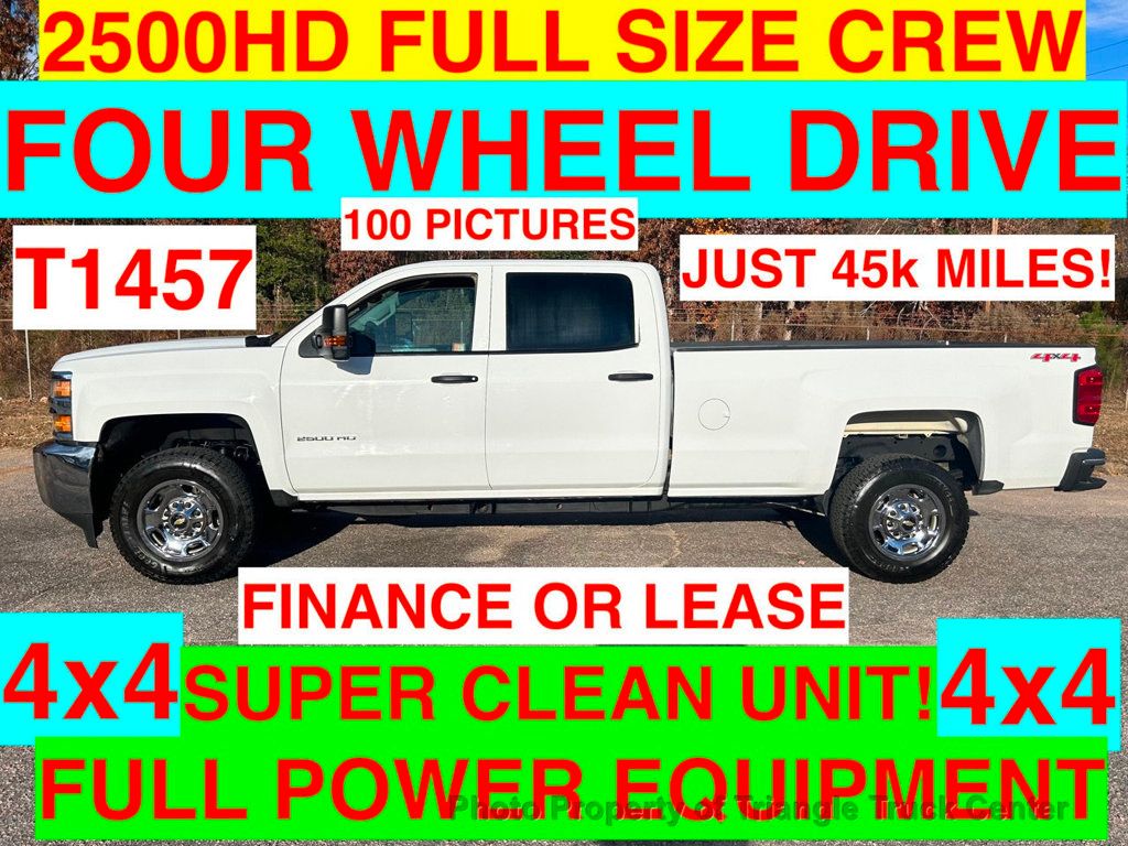 2015 Chevrolet 2500HD 4X4 CREW +SUPER CLEAN UNIT! - 22110192 - 0
