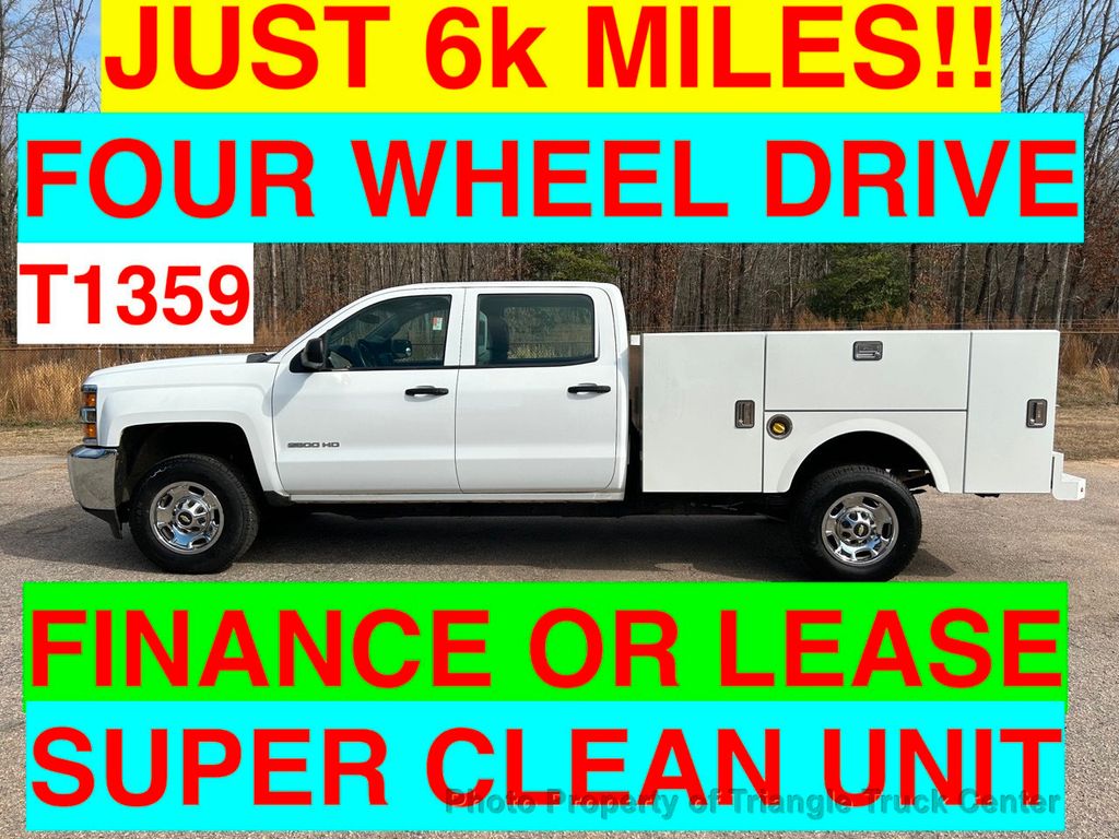 2015 Chevrolet 2500HD 4X4 CREW CAB 4x4 JUST 6k MILES! INCREDIBLE! +FULL POWER EQUIPMENT! ONE OWNER! FINANCE OR LEASE! - 21778430 - 0