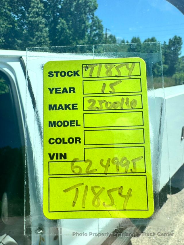 2015 Chevrolet 2500HD CREW CAB UTILITY JUST 12k MILES! + - 23002305 - 58