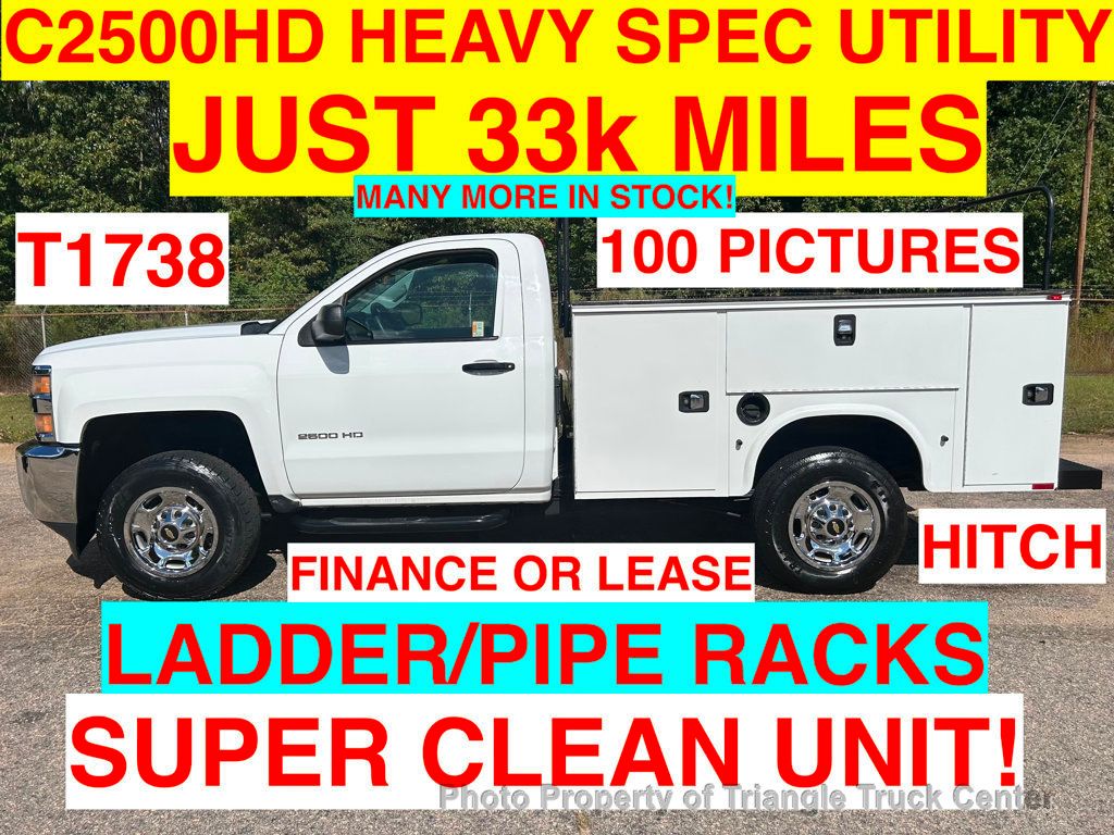 2015 Chevrolet 2500HD UTILITY LADDER/PIPE RACKS JUST 33k MILES! ++SUPER CLEAN UTILITY! 100 PICTURES! LOOK INSIDE BOXES! - 22872887 | Video 1