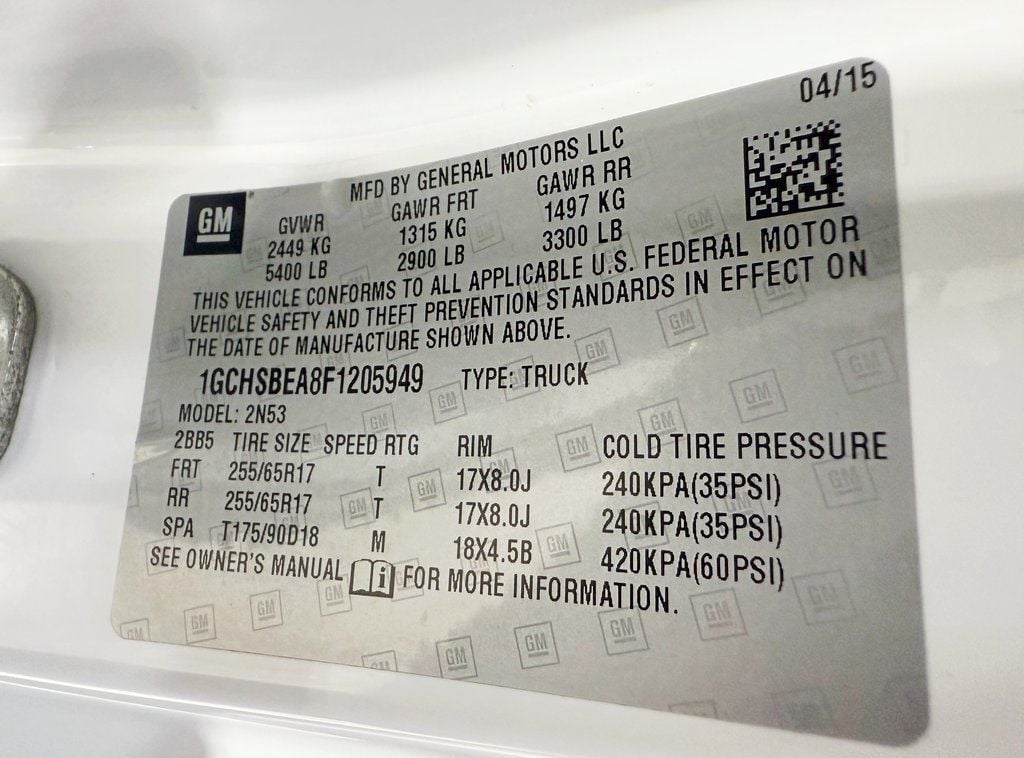 2015 Chevrolet Colorado 2WD Ext Cab 128.3" LT - 22924896 - 35