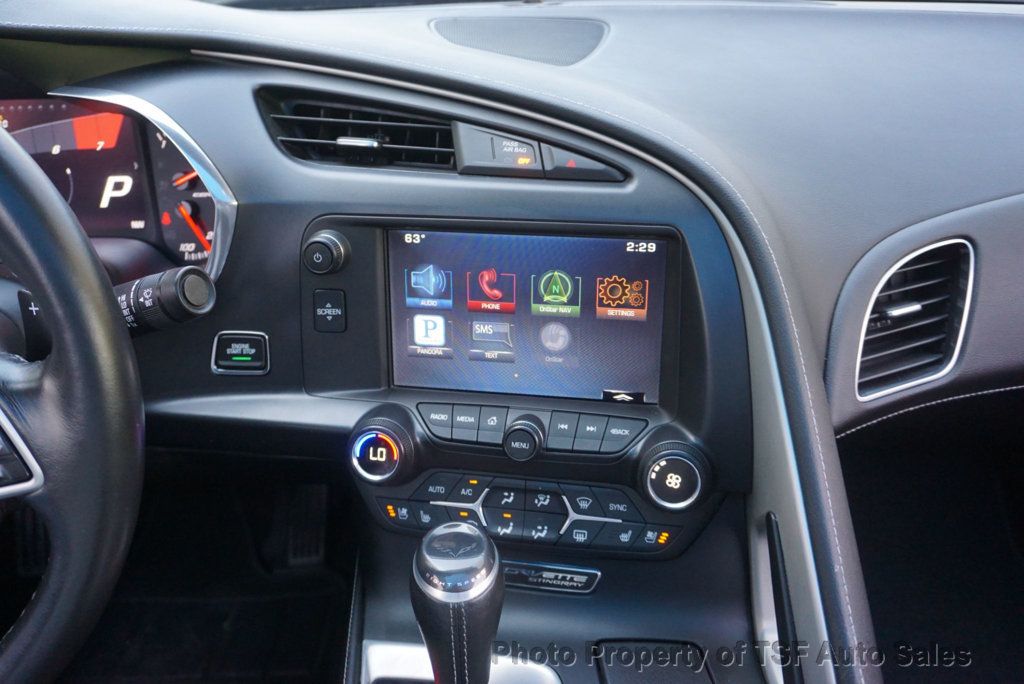 2015 Chevrolet Corvette 2dr Stingray Coupe w/2LT FACTORY EXHAUST/PERFORMANCE PKG - 23011426 - 24