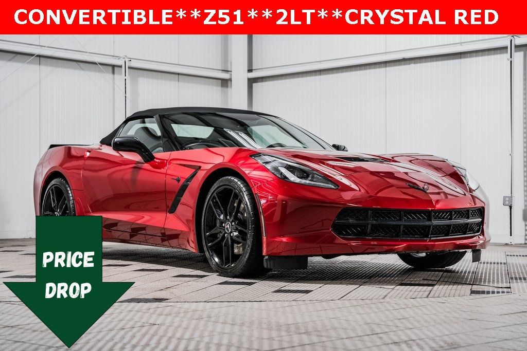 2015 Chevrolet Corvette 2dr Stingray Z51 Convertible w/2LT - 22693760 - 0