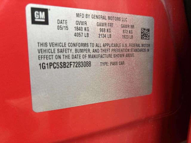 2015 Chevrolet CRUZE 4dr Sedan Automatic 1LT - 22963909 - 35