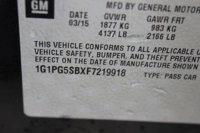 2015 Chevrolet CRUZE 4dr Sedan LTZ - 23029803 - 9