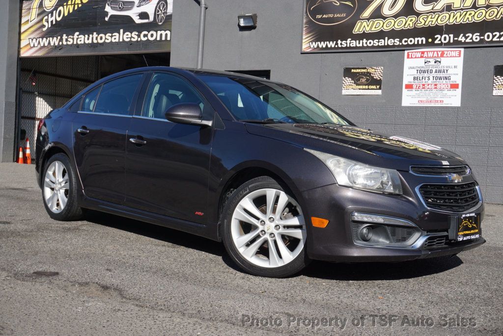 2015 Chevrolet CRUZE 4dr Sedan LTZ LEATHER HEATED SEATS REAR CAMERA SUNROOF LEATHER  - 22672708 - 0