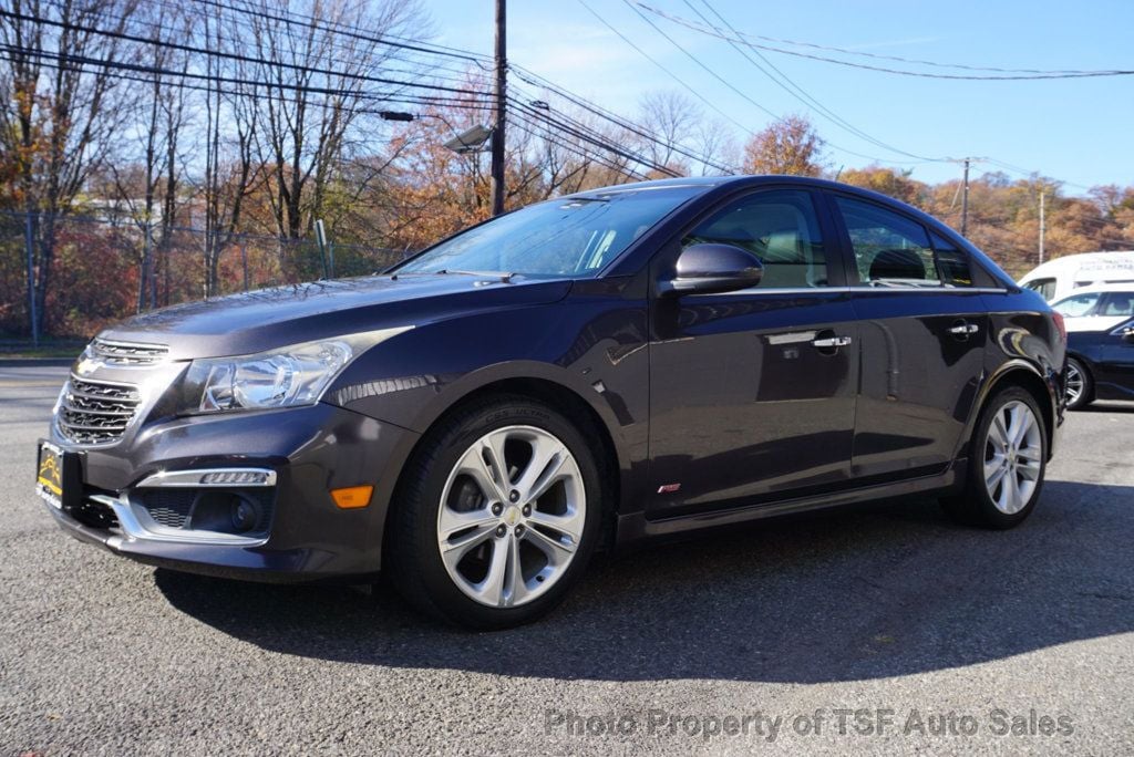 2015 Chevrolet CRUZE 4dr Sedan LTZ LEATHER HEATED SEATS REAR CAMERA SUNROOF LEATHER  - 22672708 - 2