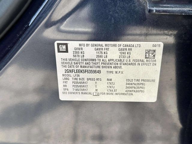 2015 Chevrolet Equinox AWD 4dr LS - 23051494 - 25