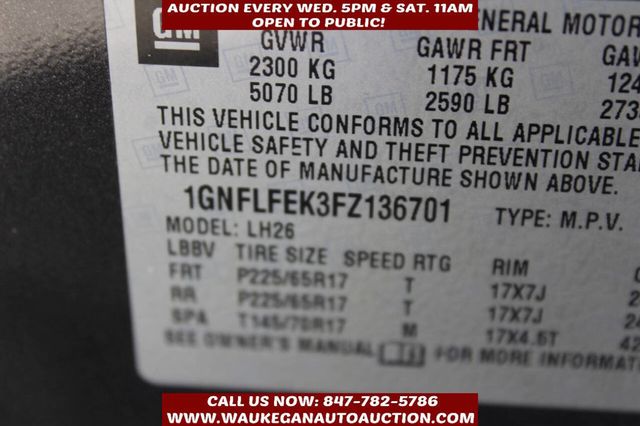 2015 Chevrolet Equinox AWD 4dr LT w/1LT - 22923370 - 10