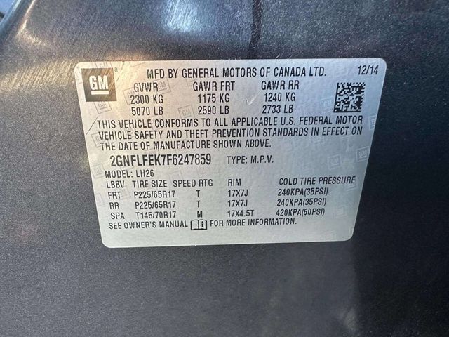 2015 Chevrolet Equinox AWD 4dr LT w/1LT - 22943745 - 35