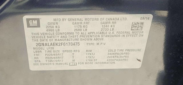 2015 Chevrolet Equinox FWD 4dr LS - 23027378 - 9