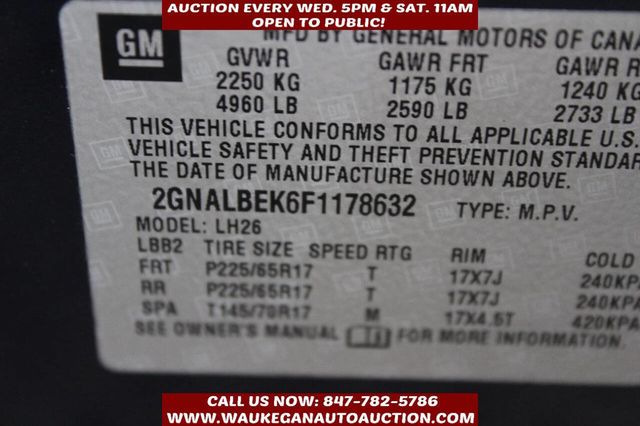 2015 Chevrolet Equinox FWD 4dr LT w/1LT - 22947830 - 9