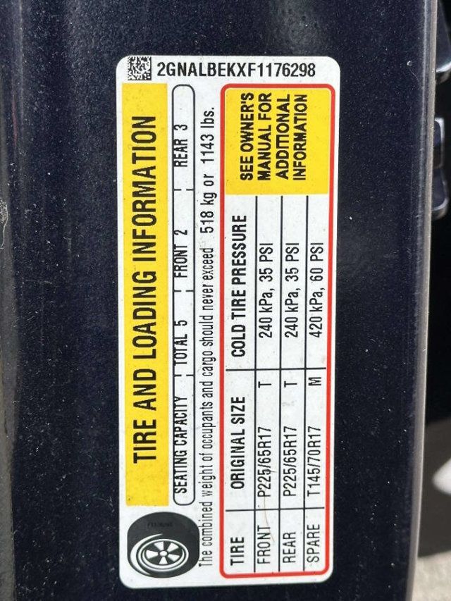 2015 Chevrolet Equinox FWD 4dr LT w/1LT - 22944043 - 12