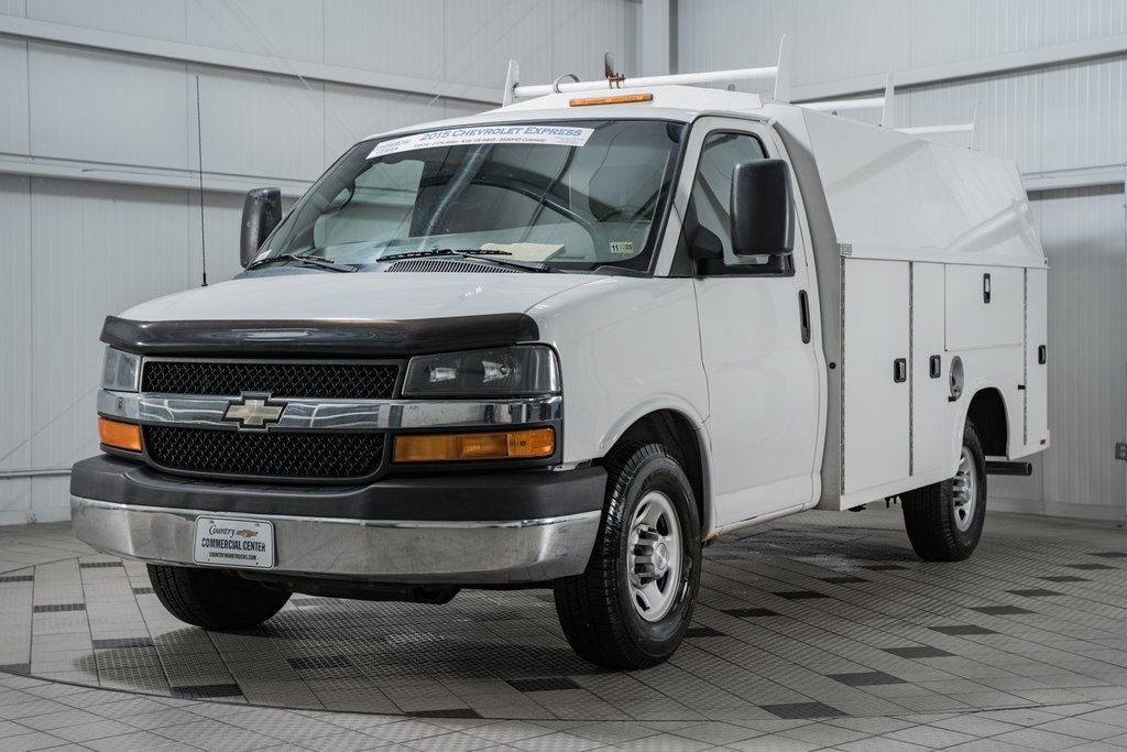 2015 Chevrolet Express Commercial Cutaway 3500 EXPRESS CUTAWAY * 6.0 V8 * KNAPHEIDE KUV * LOCAL TRADE - 22665348 - 2