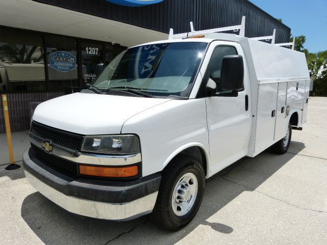 2015 Chevrolet Express Commercial Cutaway 6.0L V8 GAS*3500*139" WB*SRW*"KUV" ENCLOSED SERVICE BODY VAN! - 23040955 - 1