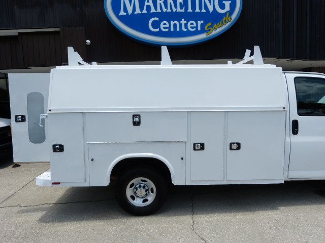 2015 Chevrolet Express Commercial Cutaway 6.0L V8 GAS*3500*139" WB*SRW*"KUV" ENCLOSED SERVICE BODY VAN! - 23040955 - 23