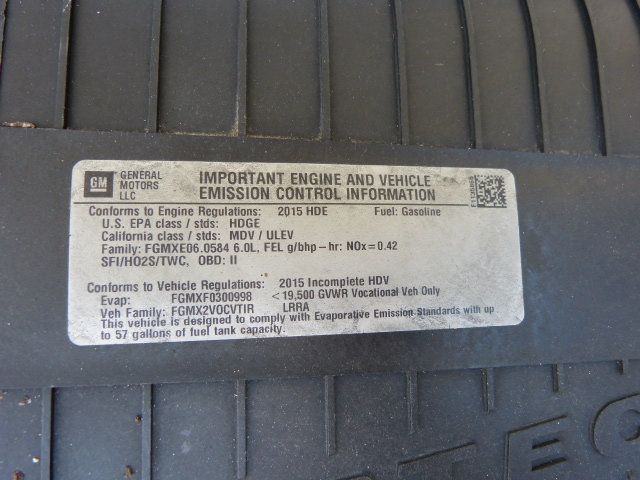 2015 Chevrolet Express Commercial Cutaway 6.0L V8 GAS*3500*139" WB*SRW*"KUV" ENCLOSED SERVICE BODY VAN! - 23040955 - 46