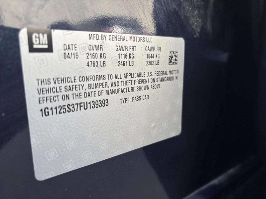 2015 Chevrolet Impala 4dr Sedan LT w/2LT - 22943153 - 27