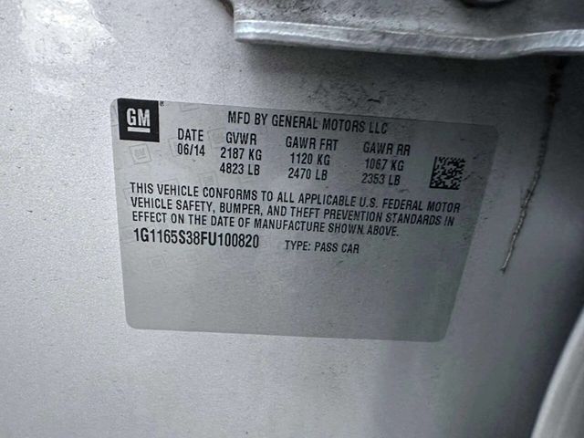 2015 Chevrolet Impala 4dr Sedan LTZ w/2LZ - 22950605 - 39