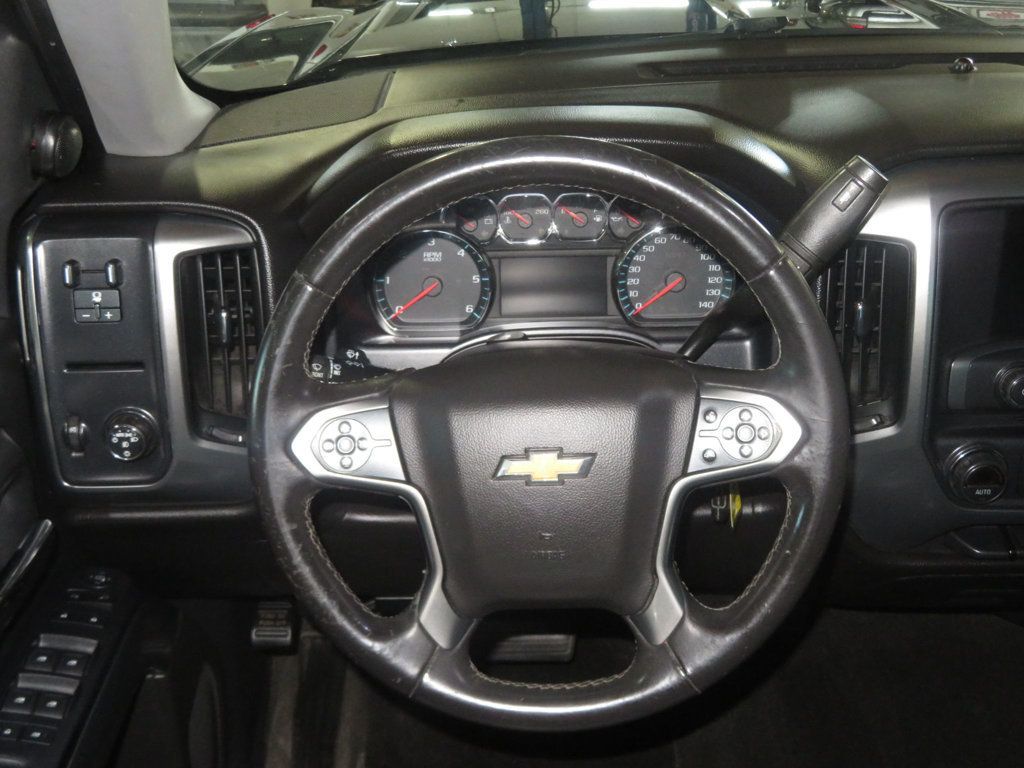 2015 Chevrolet Silverado 1500 4X4 CREWCAB LIFTED 5.3 EXTRA CLEAN LEATHER LT 1500  - 23003380 - 35