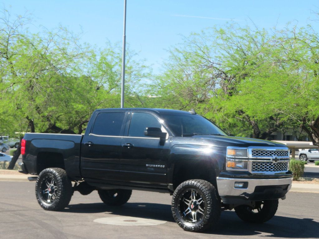 2015 Chevrolet Silverado 1500 4X4 CREWCAB LIFTED 5.3 EXTRA CLEAN LEATHER LT 1500  - 23003380 - 3